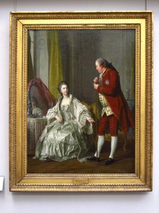 El marqués de Marigny y su esposa de Louis Michel van Loo